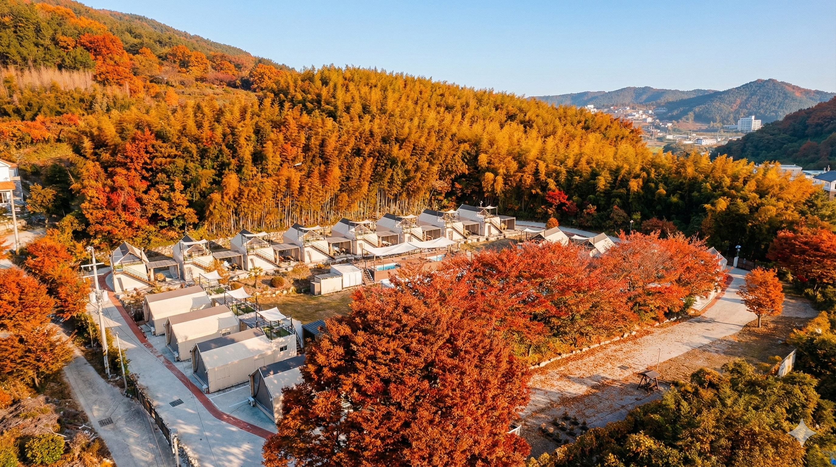 시선 글램핑 전경